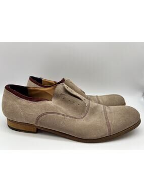 Robert Graham Men Palos Verdes Beige Oxford Shoe US 12D RARE